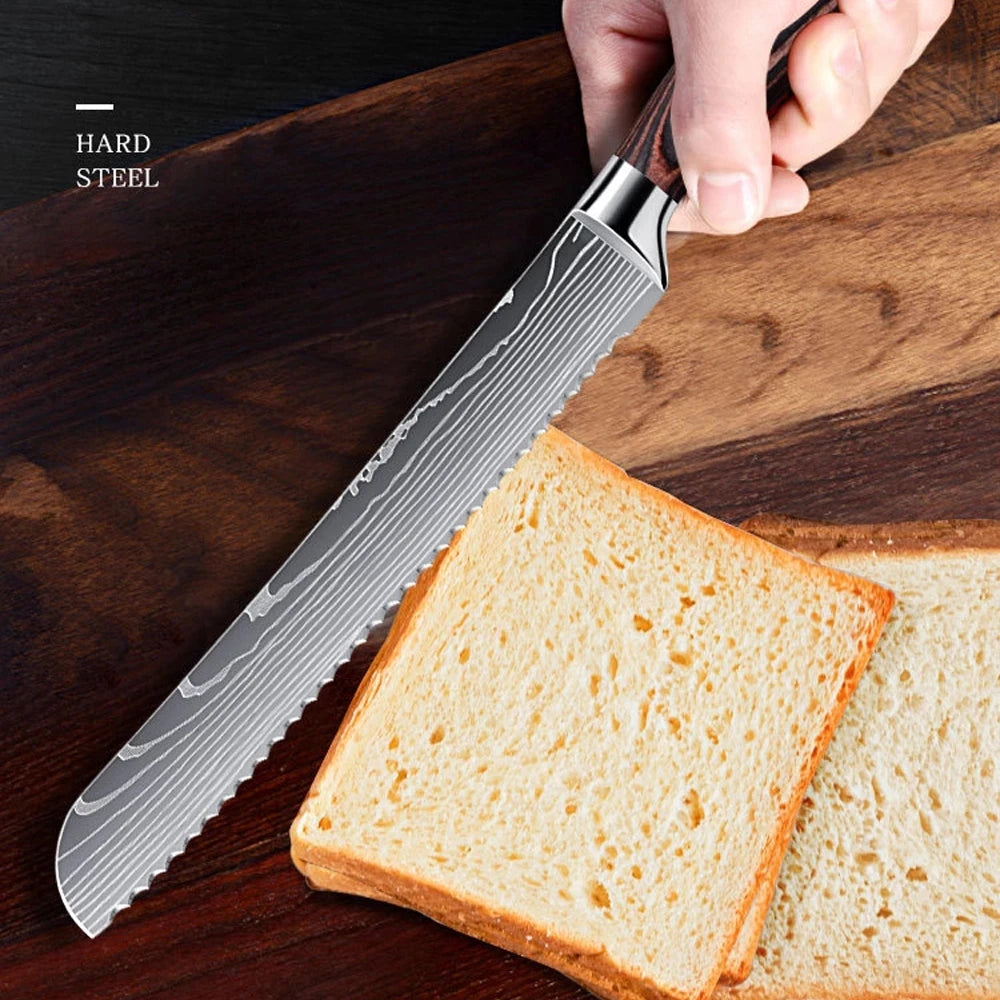 Faca Profissional de Cozinha • Faca Bread Arbaro