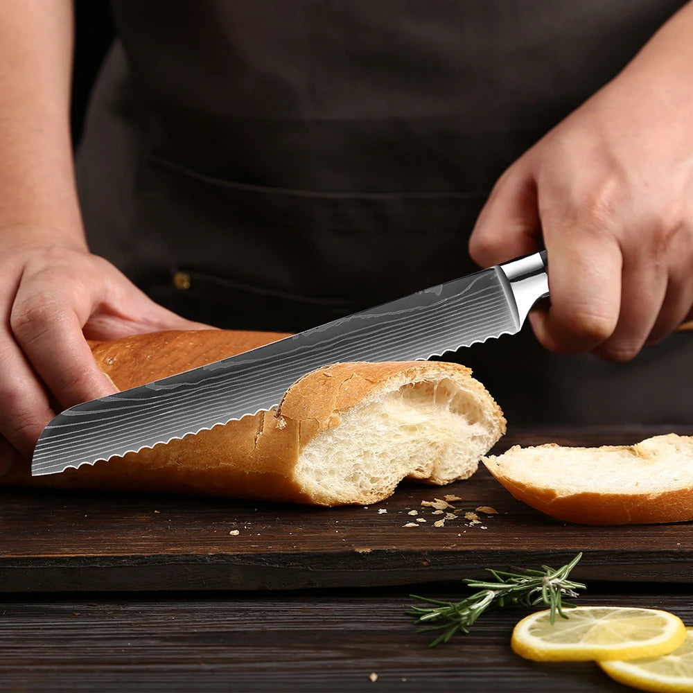 Faca Profissional de Cozinha • Faca Bread Arbaro