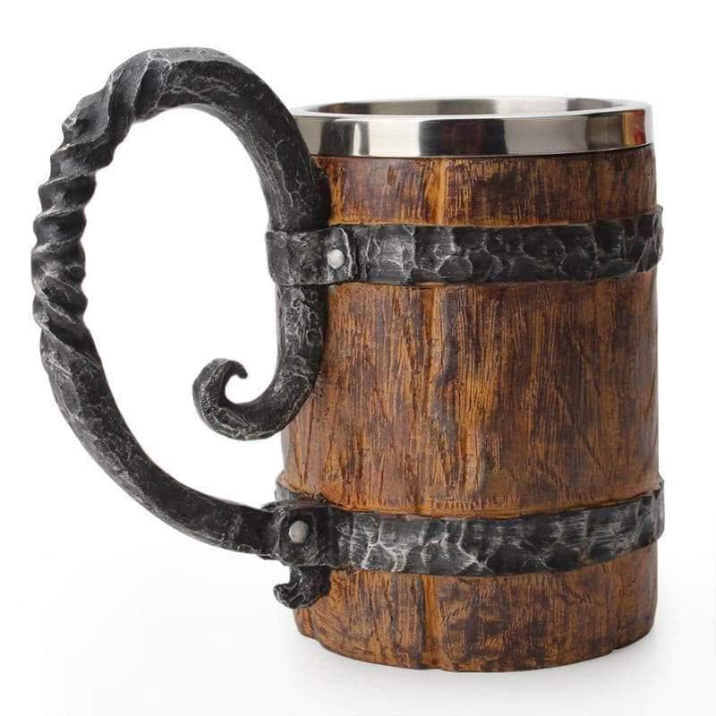 Caneca Viking Rústica Térmica Multiuso