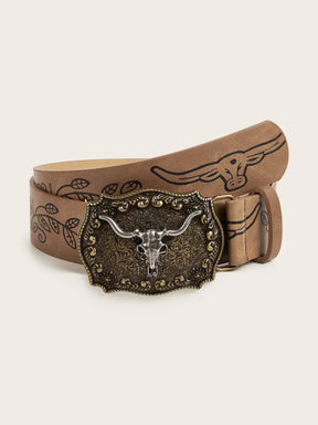 Cinto Cowboy de Couro• Cinto West Arbaro