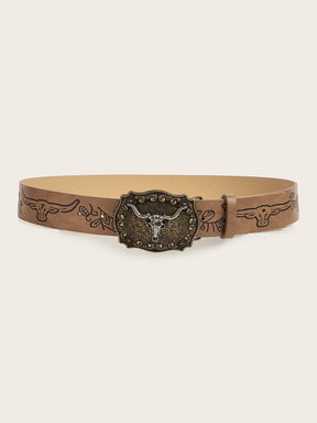 Cinto Cowboy de Couro• Cinto West Arbaro