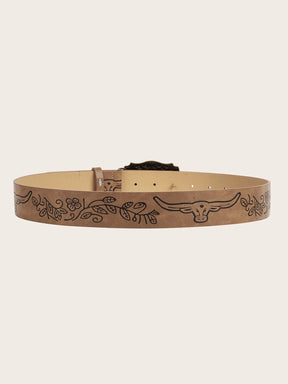 Cinto Cowboy de Couro• Cinto West Arbaro